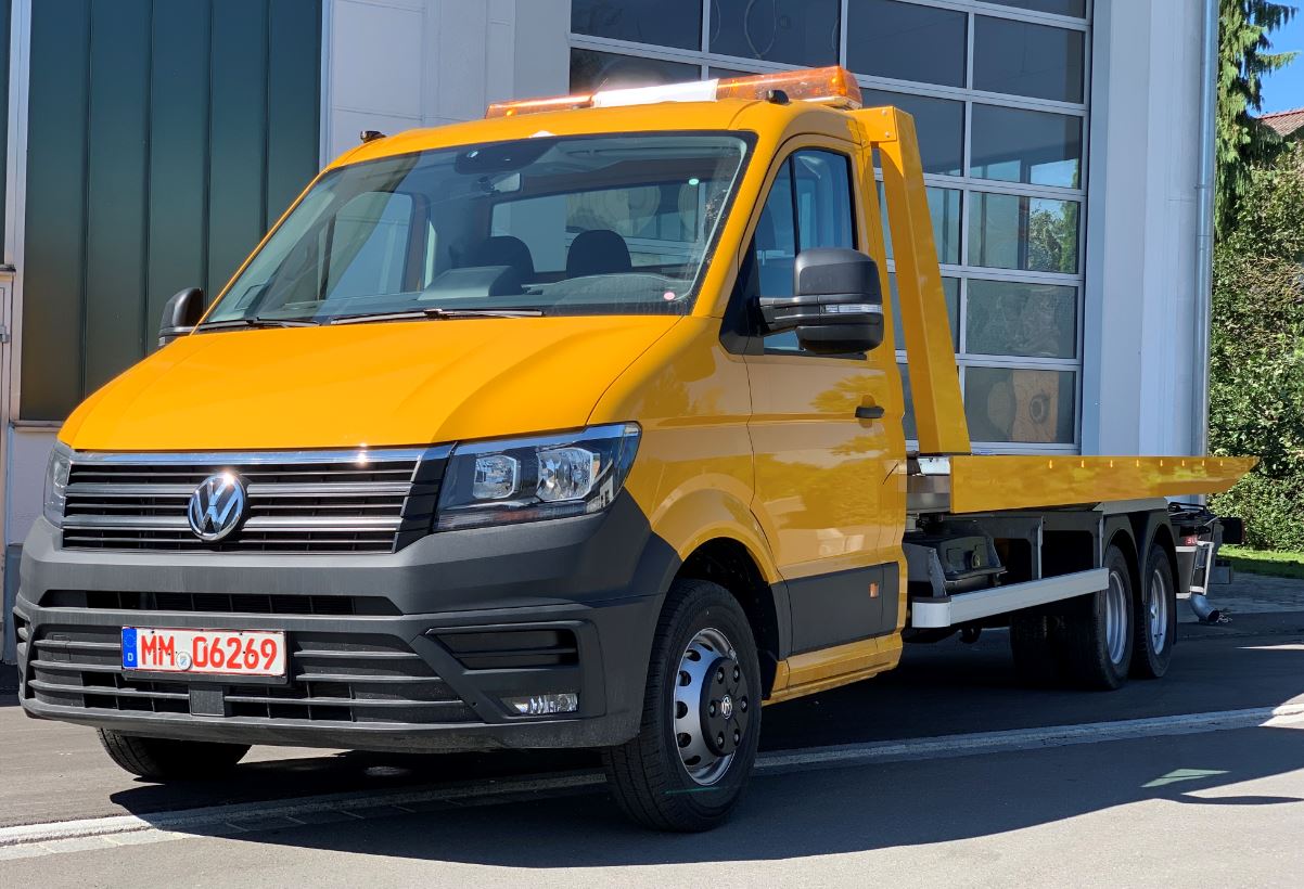 Abschleppwagen Verschiebeplateau    Zusatzachse Auflastung Aluminiumplateau Bergedienst Bergefahrzeug Schlepper ADAC