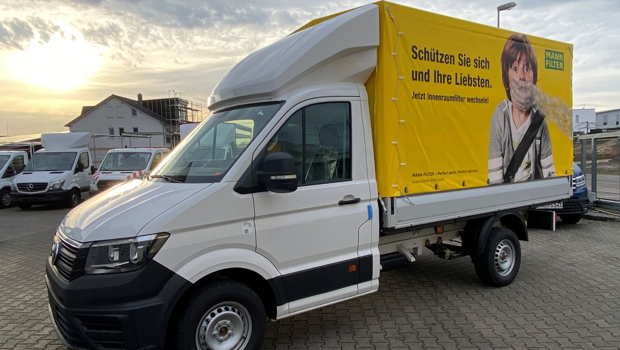 Crafter Einzelkabine Werkspritsche Planenaufbau