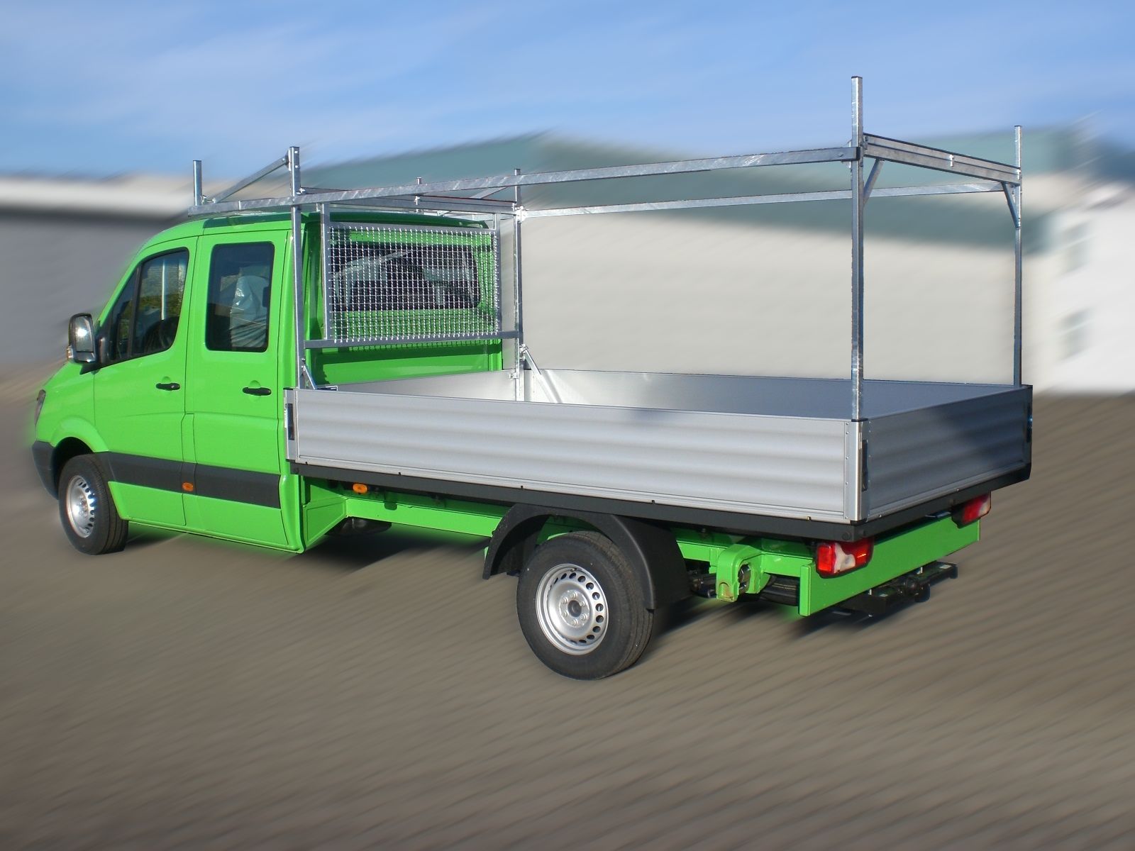 Lastenträger Fahrerhausschutzgitter Leiterträger Hochlastenträger Rack Transport von Leitern Transport von langen Brettern