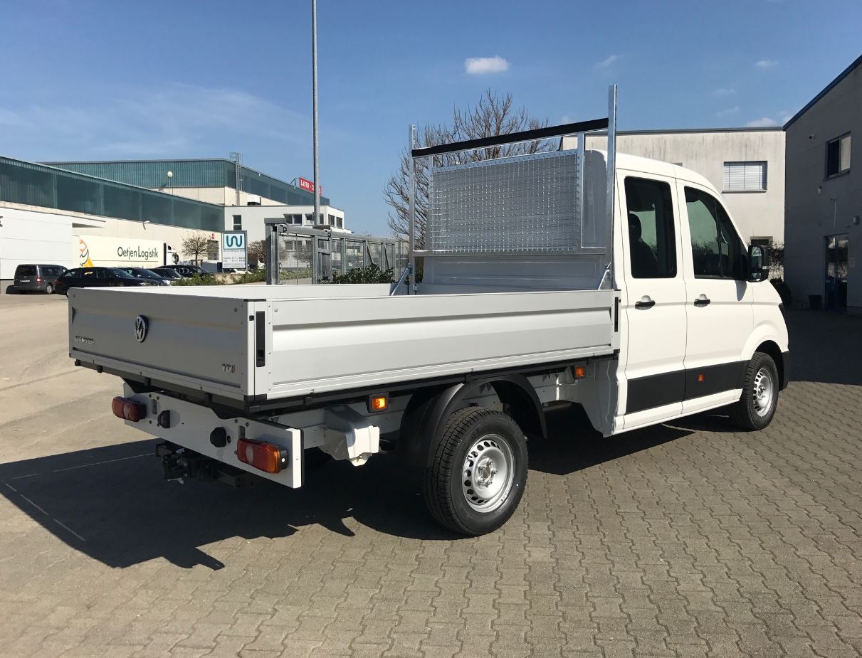 Volkswagen Crafter Doppelkabine Werkspritsche Leiterträger vorn Fahrerhausschutzgitter