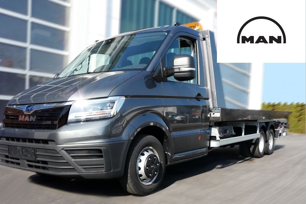 MAN TGE Abschleppwagen mit Verschiebeplateau