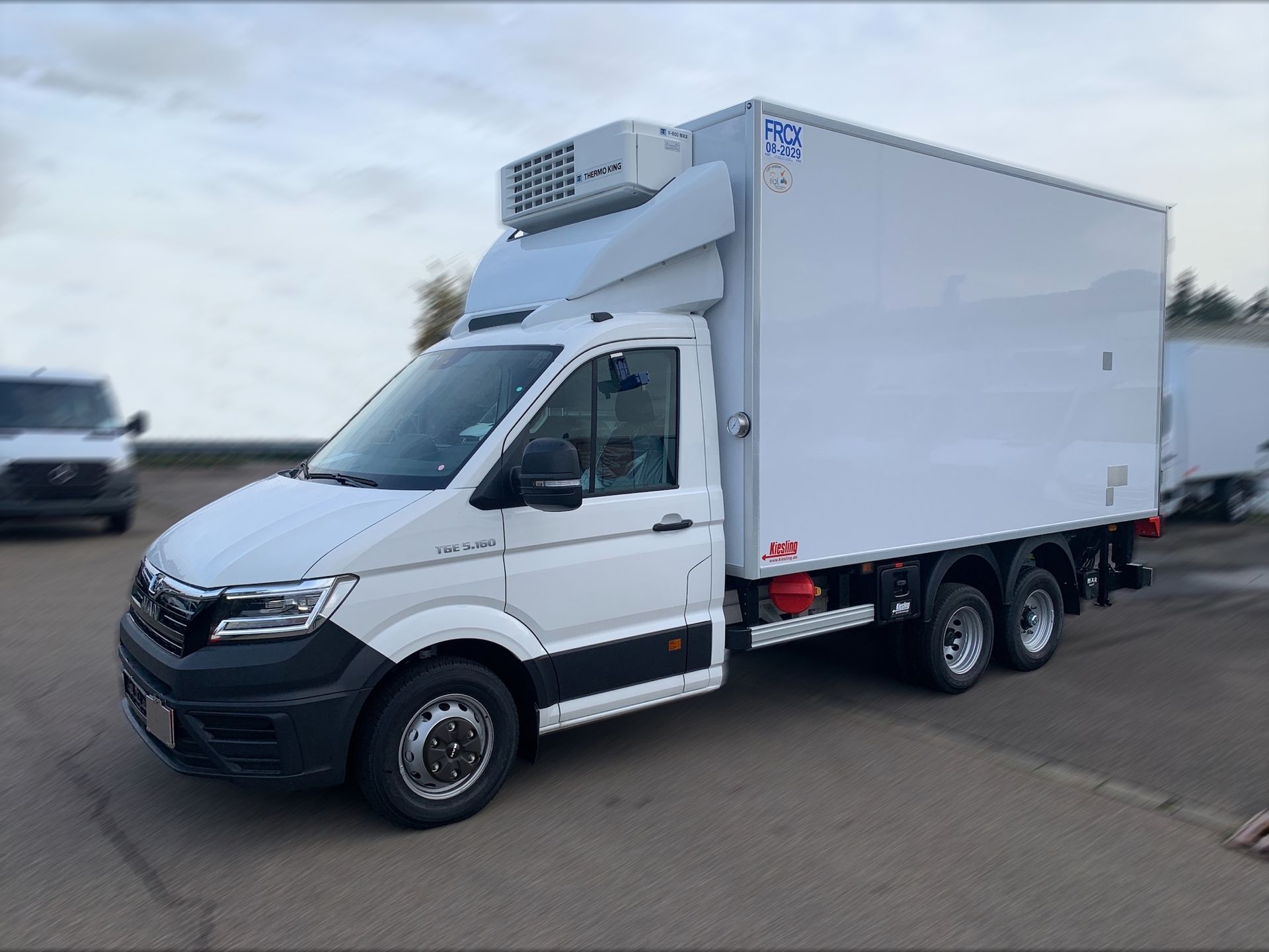 MAN TGE mit Zusatzachse Frischdienst