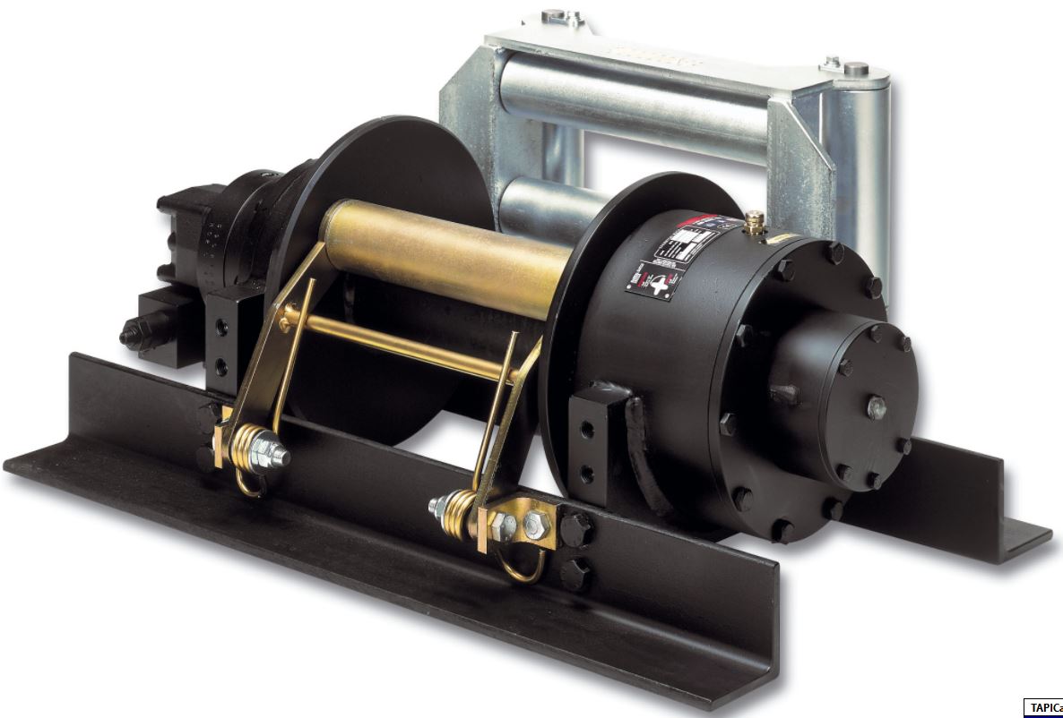 hydraulische Seilwinde Anpressvorrichtung Seilfenster hydraulische Seilwinde Winde Planetengetriebe 12200 kg Zugkraft