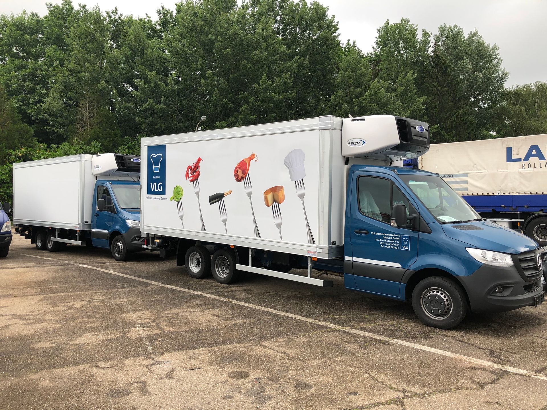 Mercedes Sprinter Zusatzachse Auflastung Nutzlasterhöhung Radstandsverlängerung Tiefkühl Frischdienst