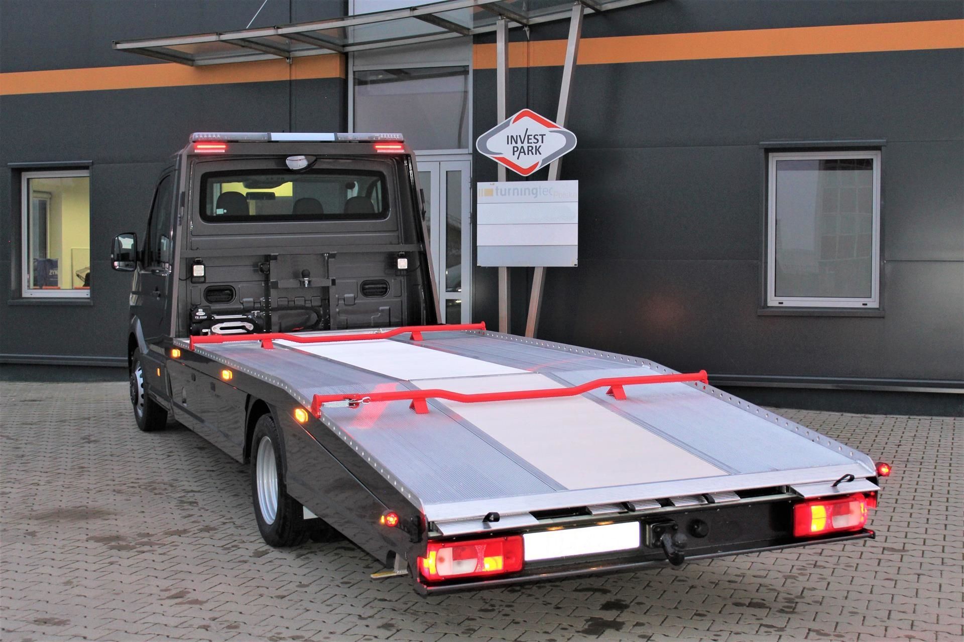Volkswagen Crafter Autotransporter mit Luftfederung