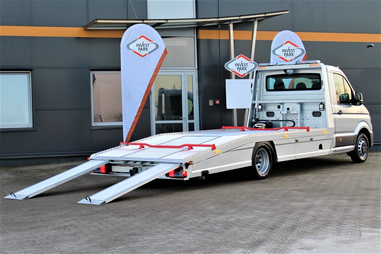 Volkswagen Crafter Autotransporter mit Luftfederung