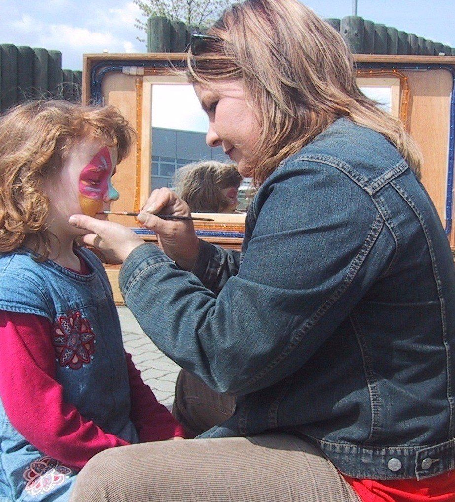 Kinderschminken, schminken, kunstschminken