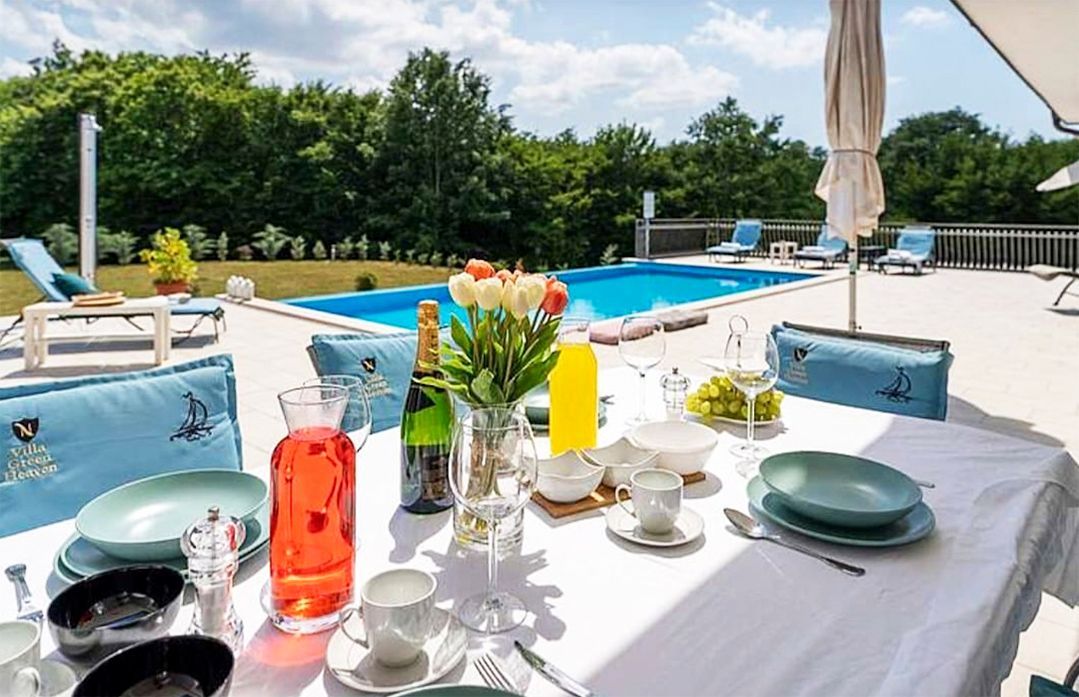 Die terrasse von Jelena's Oase Die terrasse von Jelena's Oase