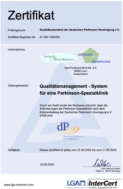 dPV Zertifikat dPV Zertifikat