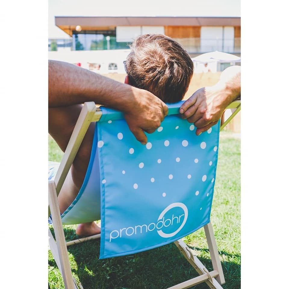 Werbestuhl Liegestuhl