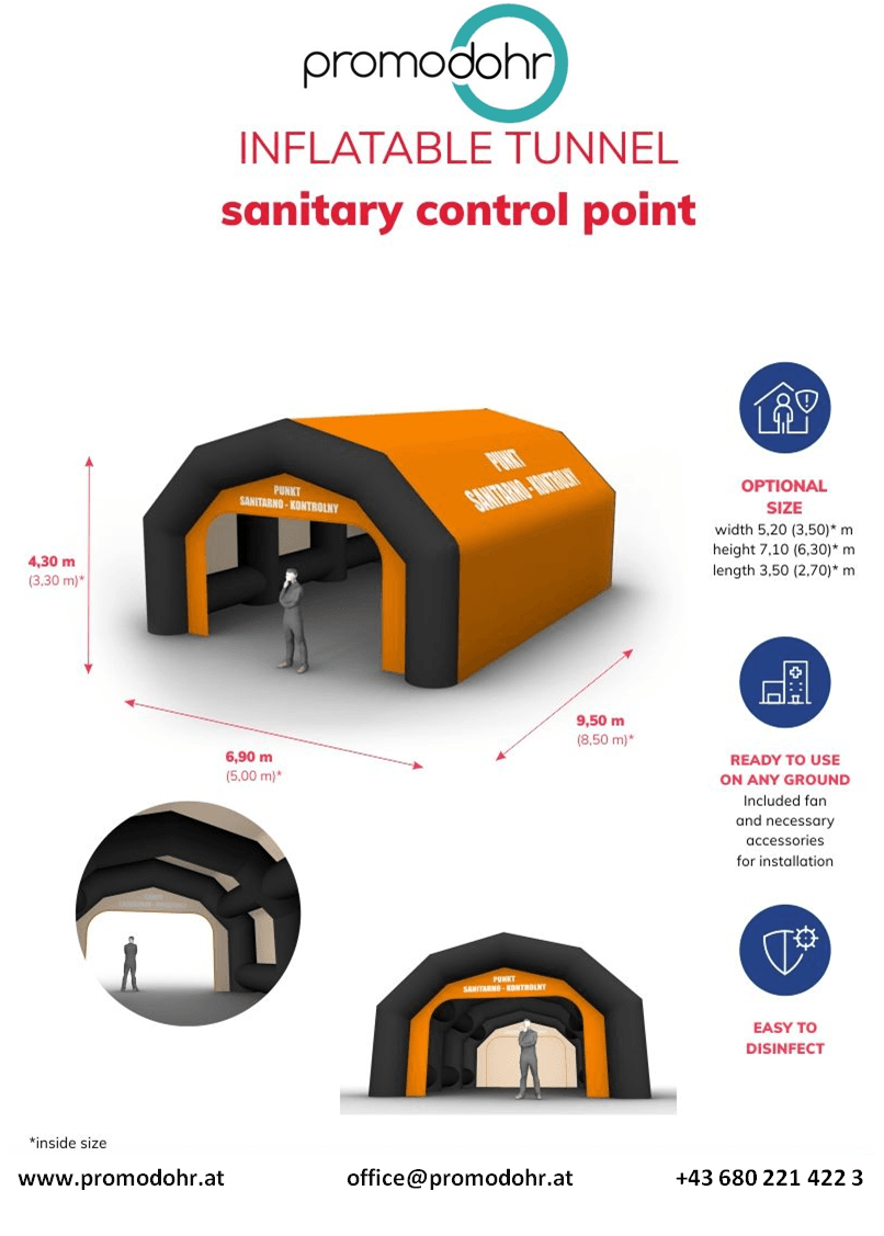 Aufblasbarer Kontrollpunkt