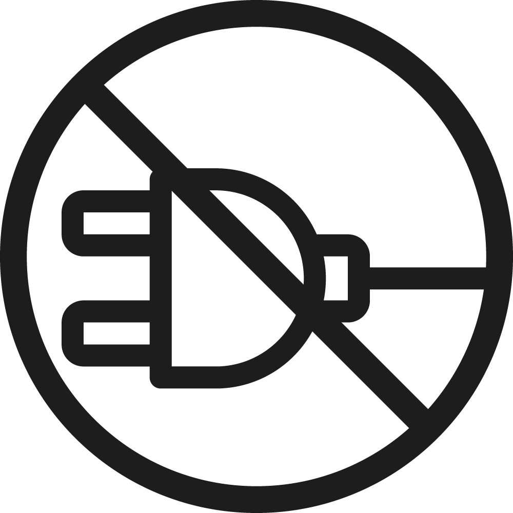 Kein Strom notwendig