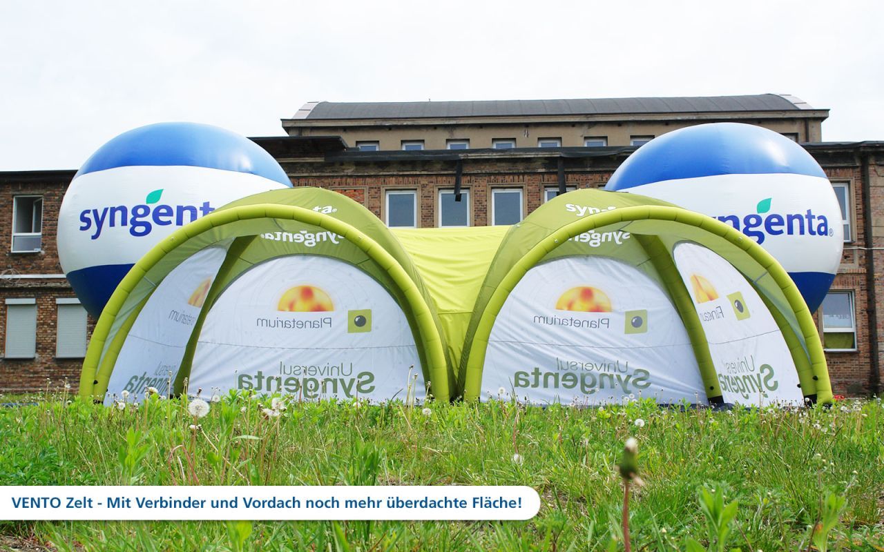 Als Ausstellungszelt