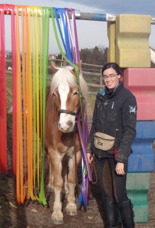 Bettina Brückler, Bettys Tiertraining, Pferdetraining, Anti Schreck Training, Zirkuslektionen, Graz, Steiermark, Österreich