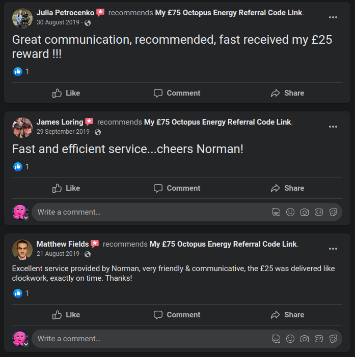 Octopus Energy Referral Credit Facebook Octopus Energy Referral Credit