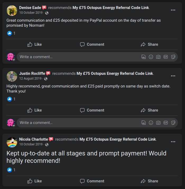 Octopus Referral Credit Facebook Octopus Referral Credit