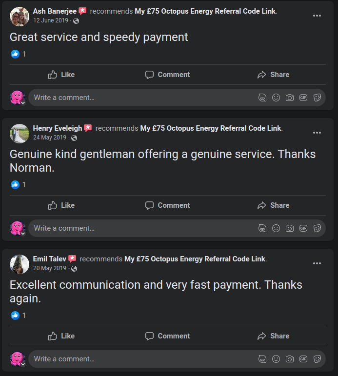 Octopus Energy Switch Rewards Facebook Octopus Energy Switch Rewards