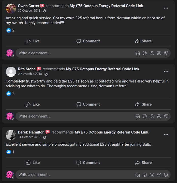 £75 Octopus Energy Referral Link Facebook £75 Octopus Energy Referral Link