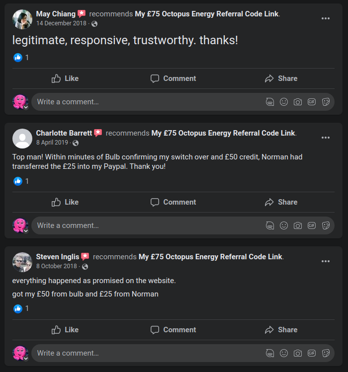 £75 Octopus Energy Referral Code Link Facebook £75 Octopus Energy Referral Code Link