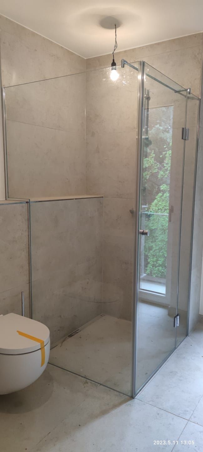 Ganzglas-Eckdusche nach Maß - www.meine-glas-dusche.de