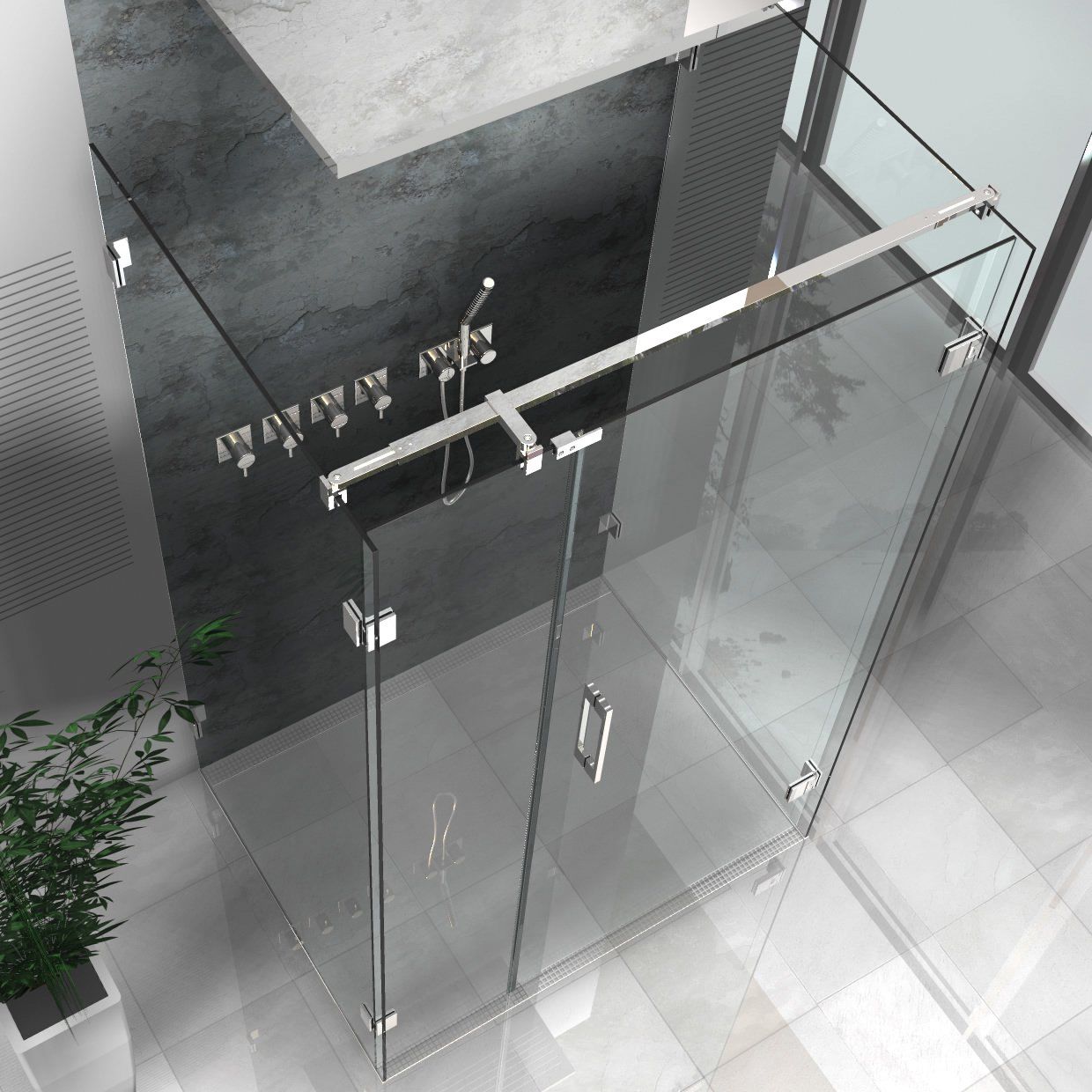 Individuelle Glas-U-Duschen mit Montage - www.meine-glas-dusche.de