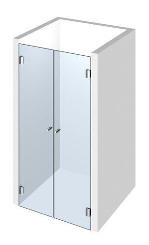 www.meine-glas-dusche.de - Ganzglas-Nischenduschabtrennungen nach Maß mit Montage