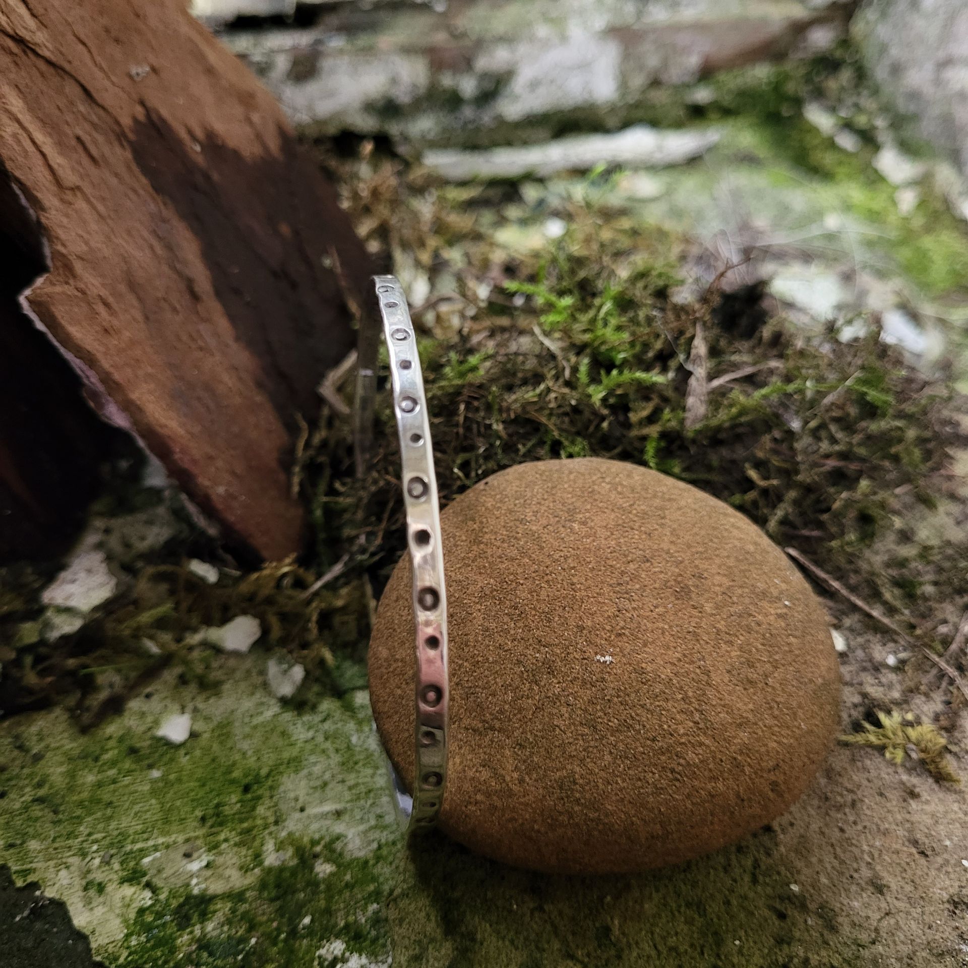 Sterling Silver Corvid Skull cuff