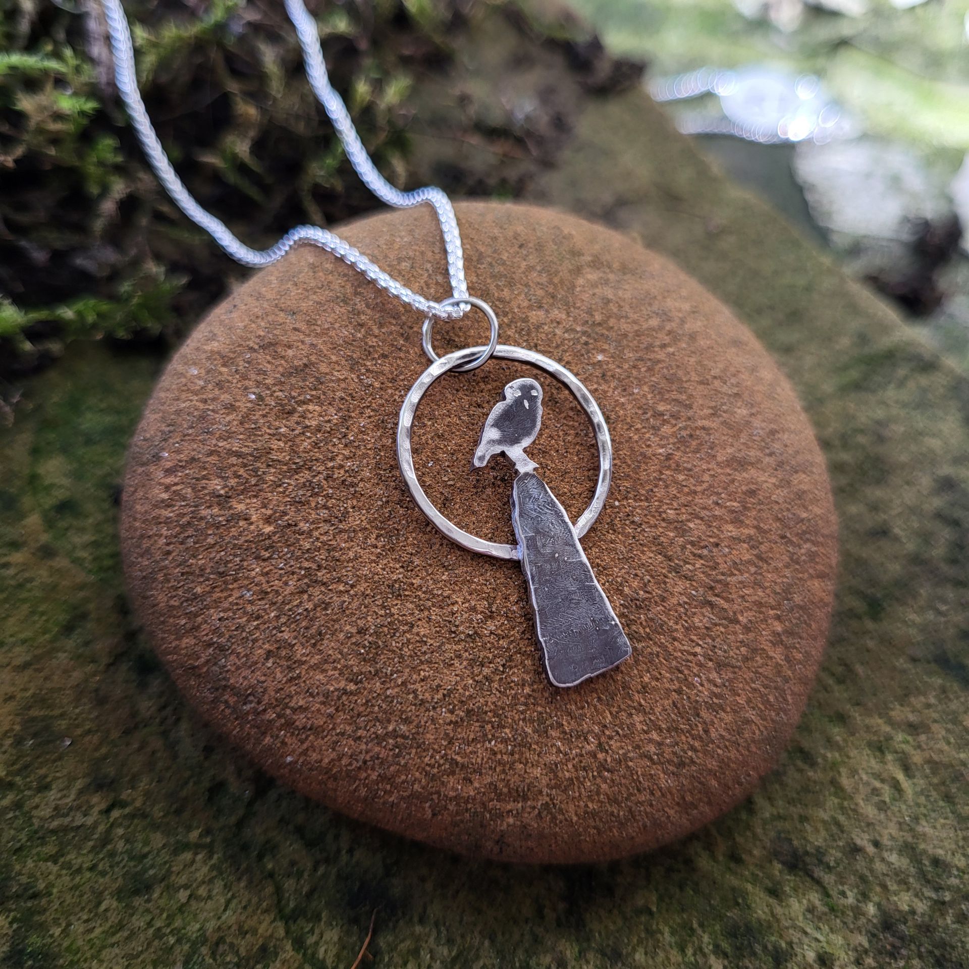 Sterling Silver Woodland Walk pendant