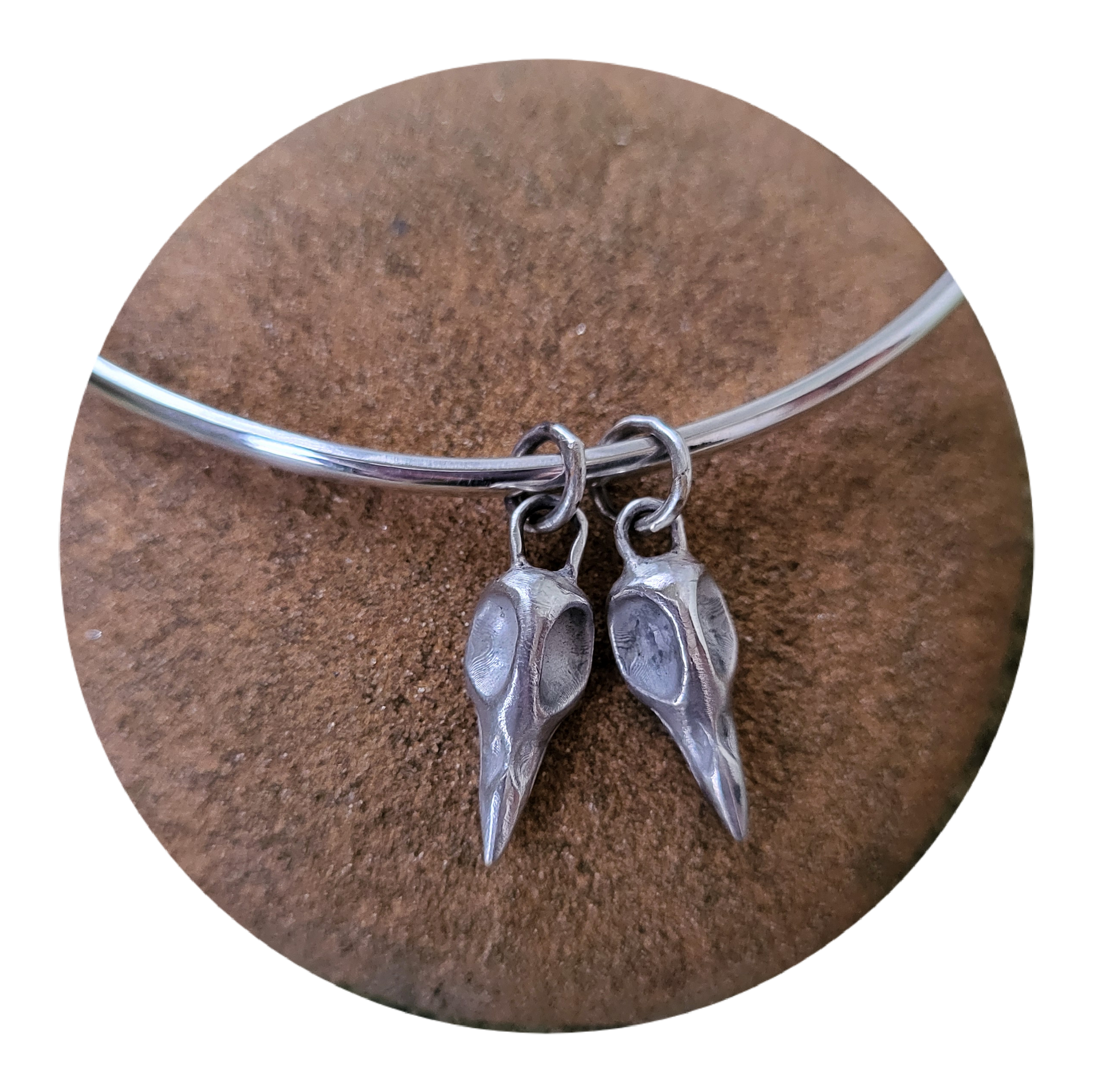 Sterling Silver Hammered bangles