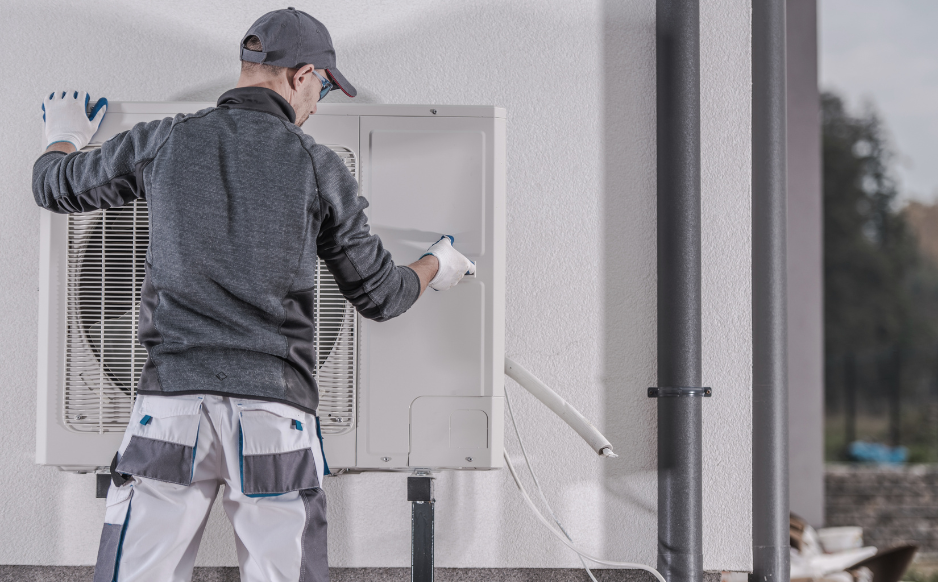 Handwerker Wärmepumpe Einbau