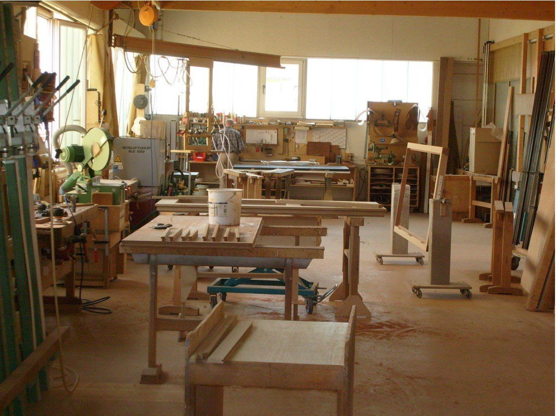 Werkstatt der Schreinerei Müller in Kirchheim am Neckar
