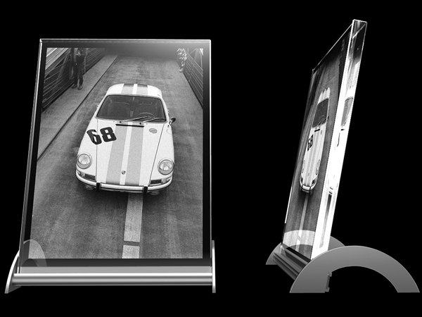 Flachglas beleuchtet 130 x 180 x 10 mm Flachglas, Glastrophäe für individuelle Gravuren, Glasinnengravuren