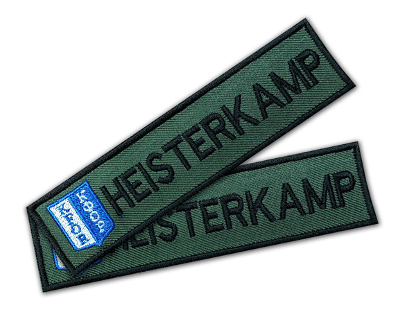 Namensstreifen, Namensbänder bestickt mit dem eigenen Namen, Wappen, Logo oder Motiv für Bundeswehr, Polizei, Feuerwehr, Schützenvereine, Verbände, Firmen, Vereine, Stammtische und Clubs von der Schwemmlein GmbH aus Bayreuth