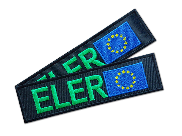 Namensstreifen für die europäische Union