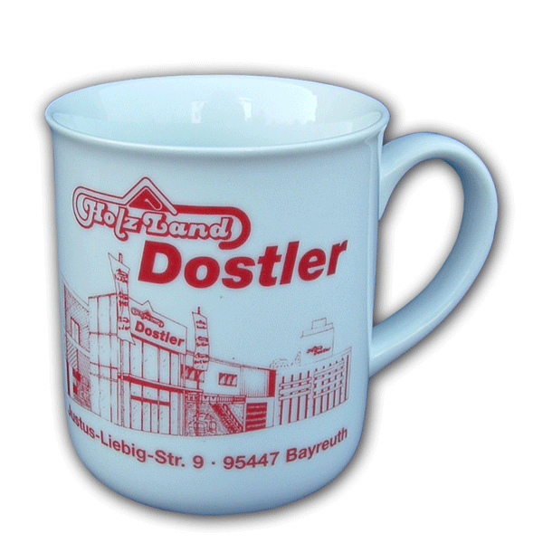 Kaffeetassen, Werbetassen mit dem eigenen Wappen, Logo oder Motiv von der Schwemmlein GmbH aus Bayreuth