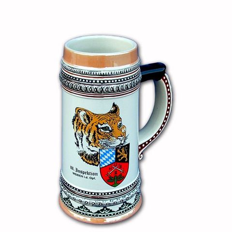 Bierkrug Gutsherren Bierkrug, Gutsherrenkrug bedruckt mit dem eigenen Motiv, Wappen oder Logo von der Schwemmlein GmbH aus Bayreuth