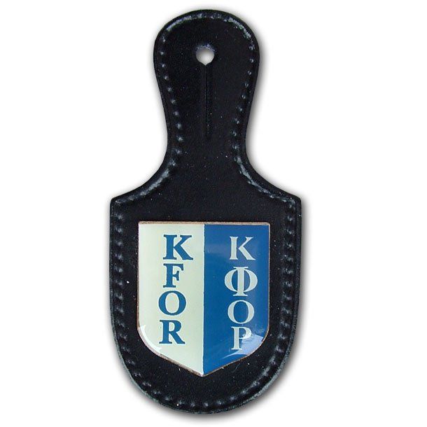 Hochwertig geprägte Brustanhänger, Verbandsabzeichen auf Leder