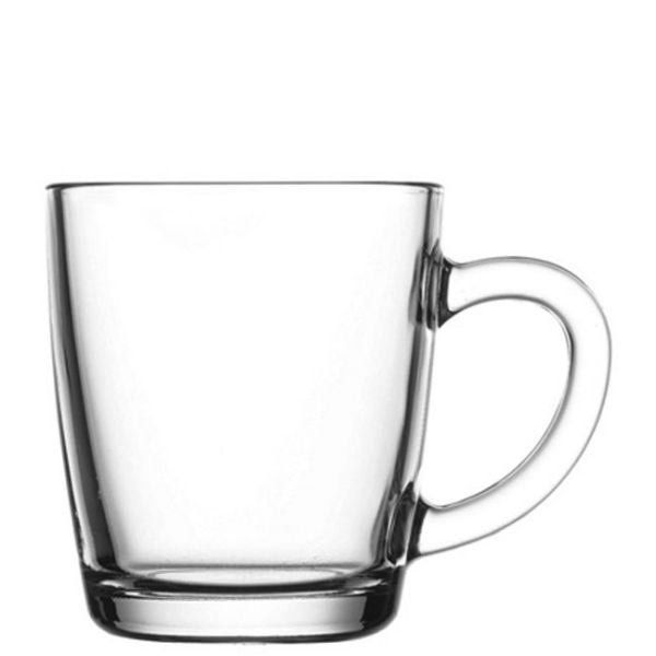 Glastassen individuell veredelt mit dem eigenen Wappen, Firmenlogo der Motiv