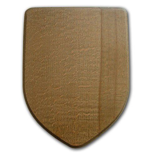 Buche Holzplakette für Metallwappen, Gusswappen, Aluminiumwappen oder Kunststoffwappen