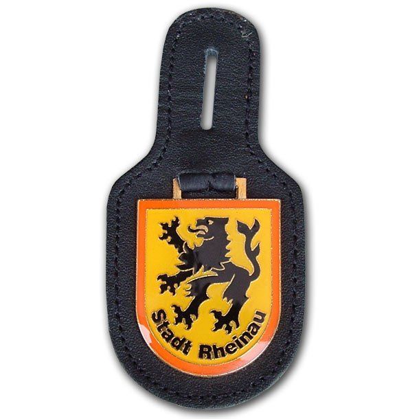 Hochwertig geprägte Brustanhänger, Verbandsabzeichen auf Leder