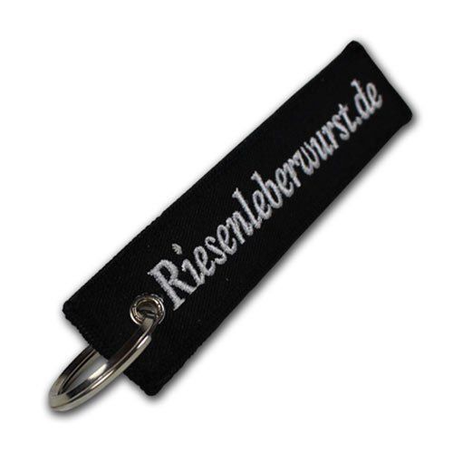 Sonderanfertigung von textile Schlüsselanhänger, Stoffanhänger gewebt oder bestickt mit eigenem Motiv, Logo oder Wappen