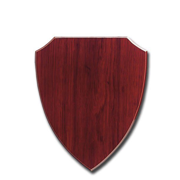 Mahagoni Deutschland  Mahagoni-Plakette für Metallwappen, Gusswappen, Aluminiumwappen oder Kunststoffwappen