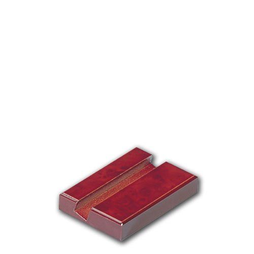 Standfuß für Mahagoni-Plakette