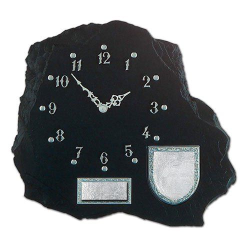 Kunst-Schieferuhr für Aluminiumwappen oder Kunststoffwappen