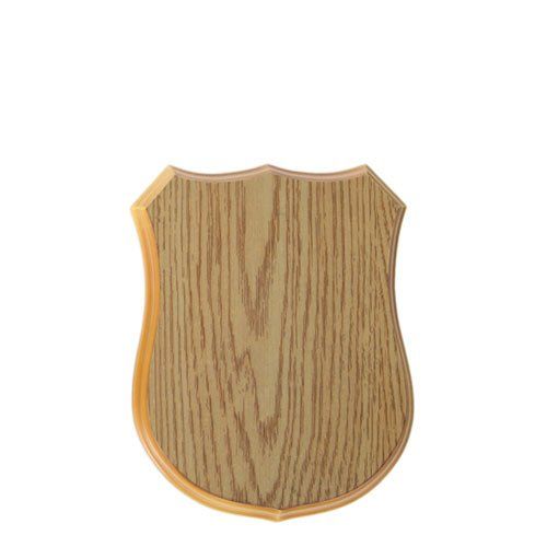 Eiche Holzplakette für Metallwappen, Gusswappen, Aluminiumwappen oder Kunststoffwappen