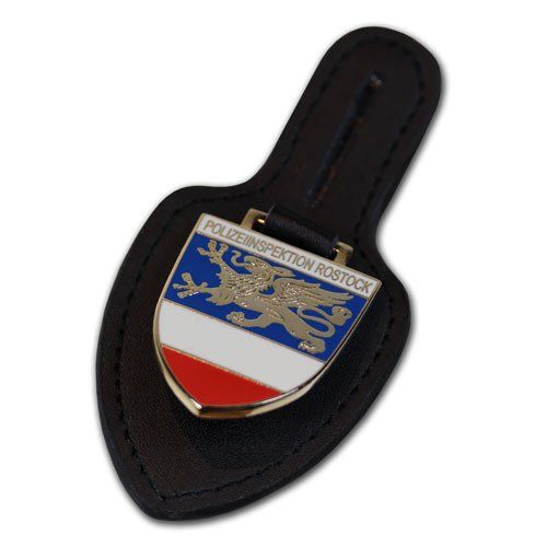 Brustanhänger, Verbandsabzeichen, Lederanhänger mit eigenem Wappen, Logo oder Motiv von der W. Schwemmlein GmbH für Bundeswehr, Polizei, Bundespolizei, Zoll, Feuerwehr, THW, Organisationen, Vereine oder Privat