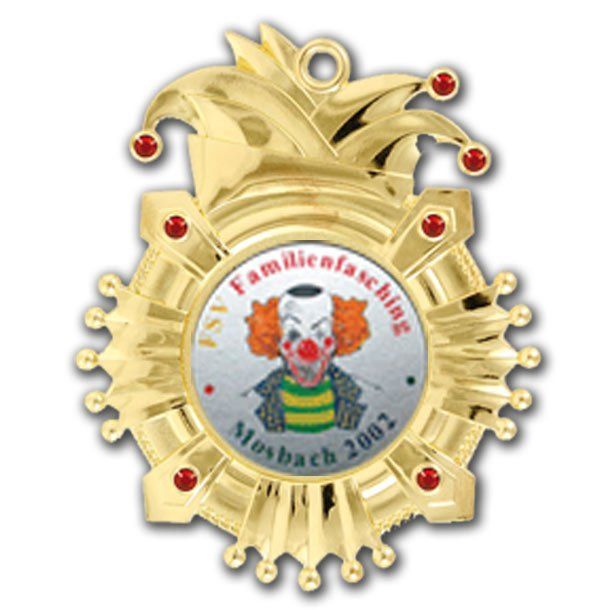 Orden, Verdienstorden, Karnevalsorden, Ehrenorden, Faschingsorden individuell gefertigt mit dem eigenen Wappen, Logo oder Motiv, gedruckt oder geprägt, von der W. Schwemmlein GmbH