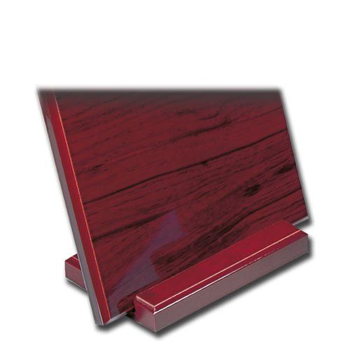 Standfuß für Mahagoni-Plakette