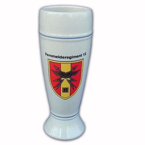 Weizenbecher grau Weizenbecher bedruckt mit dem eigenen Motiv, Wappen oder Logo von der Schwemmlein GmbH aus Bayreuth