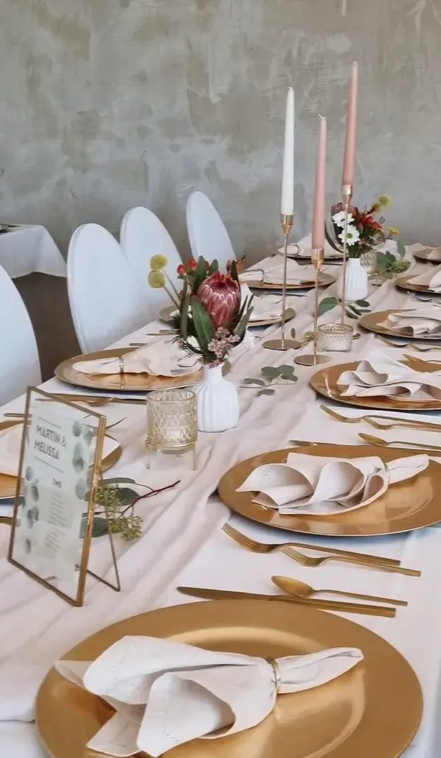 Teelichtglas Hochzeit Teelichthalter gold